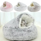 KIVELORA Calming Plush Pet Bed