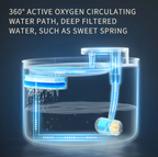 360-degree circulating water path and filtration diagram