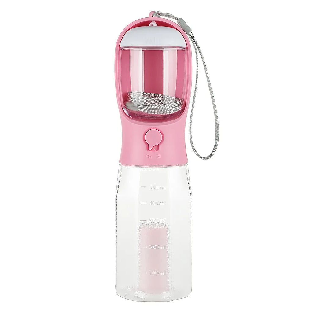 KIVELORA 3-in-1 Travel Dog Water Bottle