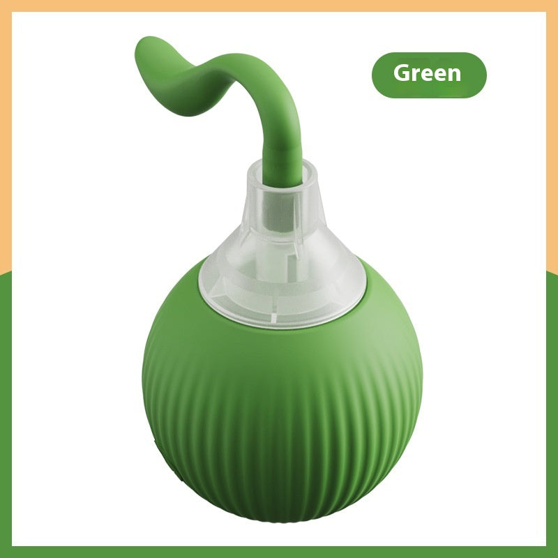 FurFree Smart Interactive Cat Ball with Magic Tail in green