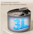3L capacity FurFree pet water fountain