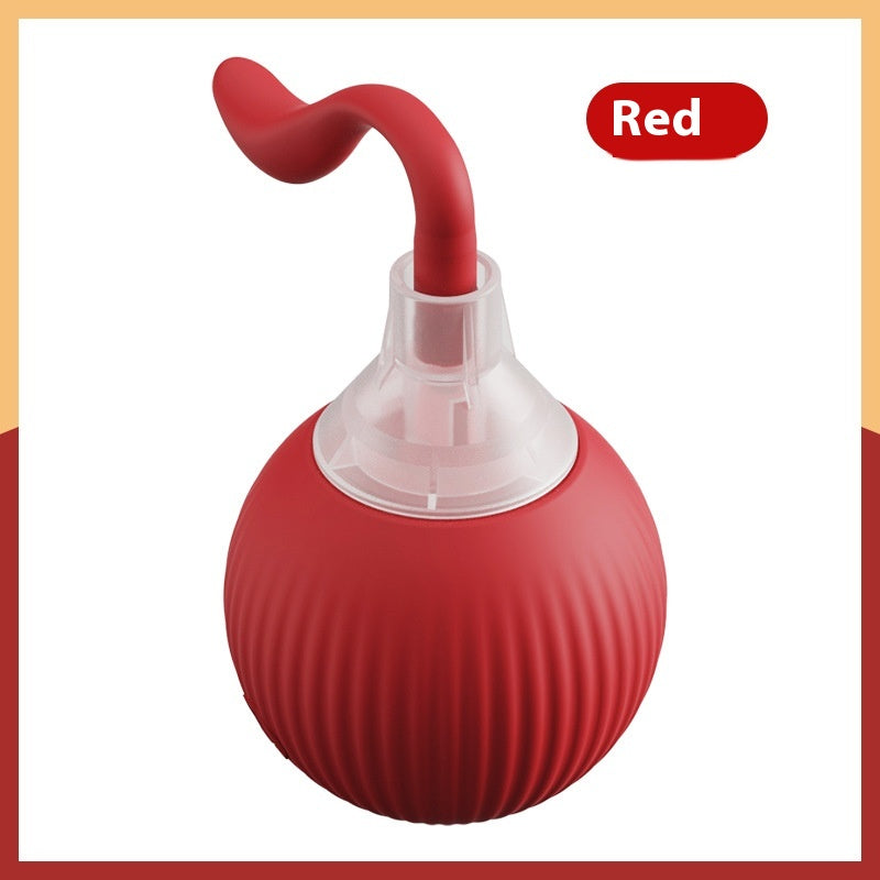FurFree Smart Interactive Cat Ball with Magic Tail in red