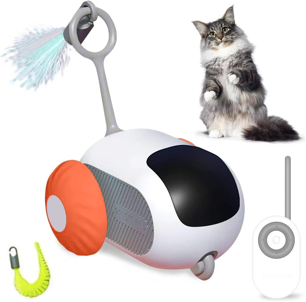 FurFree smart cat toy car with wireless remote control