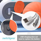 FurFree smart cat toy car USB Type-C charging port and power switch
