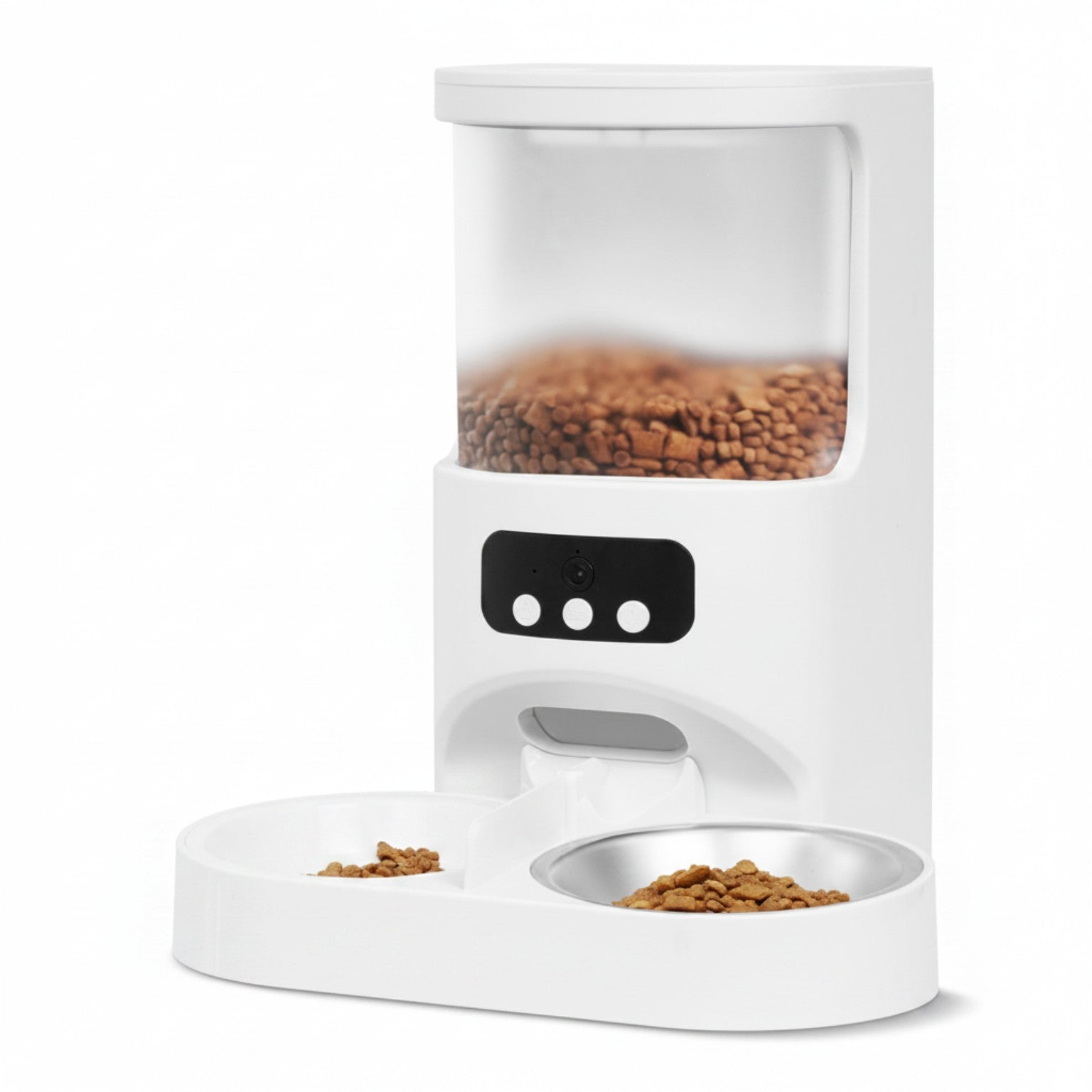 KIVELORA FeedCam Pro 1080 dual-bowl automatic pet feeder