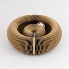 KIVELORA Interactive Cat Scratcher & Play Bed