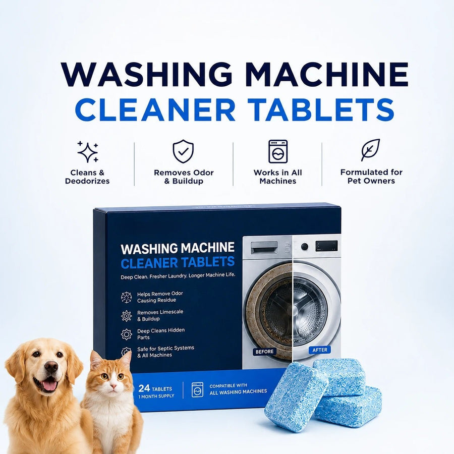 KIVELORA Washing Machine Cleaner Tablets – 24 Pack