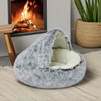 KIVELORA Calming Plush Pet Bed