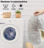 KIVELORA Calming Plush Pet Bed