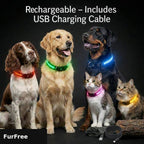 FurFree Rechargeable LED Pet Collar product image